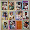Image 1 : LOT OF 12 1978 TOPPS FOOTBALL CARDS
