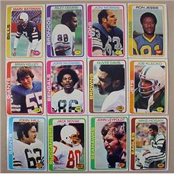 LOT OF 12 1978 TOPPS FOOTBALL CARDS