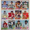 Image 1 : LOT OF 12 1975 TOPPS FOOTBALL CARDS