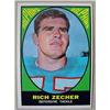 Image 1 : 1967 TOPPS RICH ZECHER NO. 87 FOOTBALL CARD