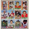 Image 1 : LOT OF 12 1975 TOPPS FOOTBALL CARDS