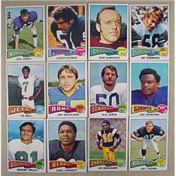 LOT OF 12 1975 TOPPS FOOTBALL CARDS