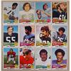 Image 1 : LOT OF 12 1975 TOPPS FOOTBALL CARDS