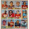 Image 1 : LOT OF 12 1975 TOPPS FOOTBALL CARDS