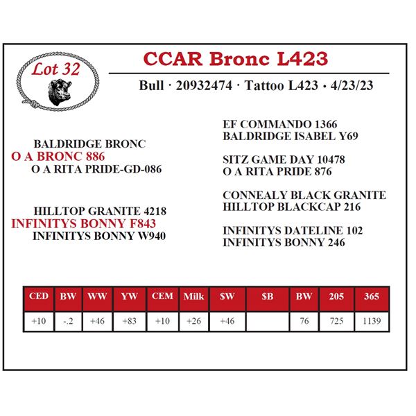 CCAR Bronc L423