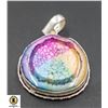 Image 1 : #289-NARURAL RAINBOW SOLAR QUARTZ PENDANT