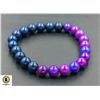 Image 1 : #185-NATURAL LAPIZ LAZULI,SUGILITE BEAD BRACELET