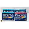 Image 1 : 4 BOXES OF REACTINE 10 PER PACKAGE = 40 TABLETS