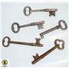 Image 1 : LOT OF FIVE SKELETON KEYS