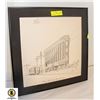 Image 1 : FRAMED PRINT "GIBSON BLOCK" EDMONTON