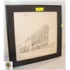 FRAMED PRINT "GIBSON BLOCK" EDMONTON