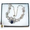 Image 1 : OTTOMAN STERLING SILVER PEARL & SAPPHIRE