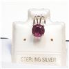 Image 1 : S241-234 SILVER GARNET PENDANT