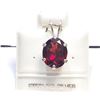 Image 1 : S241-245 SILVER GARNET PENDANT