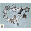 Image 1 : BUNDLE OF NEW TIBETAN SILVER PENDANTS