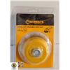 Image 1 : NEW BRUSH WIRE CUP BRUSH WITH NUT 4" CRIMPED