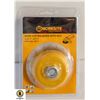 Image 1 : NEW BRUSH WIRE CUP BRUSH WITH NUT 4" CRIMPED