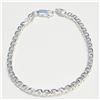 Image 1 : S241-250 SILVER 7" BRACELET