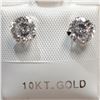 Image 1 : S259-43 10K MOISSANITE (2CT) EARRINGS