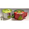 Image 1 : 2 LARGE GRINCH MUGS W/CAKE MIX