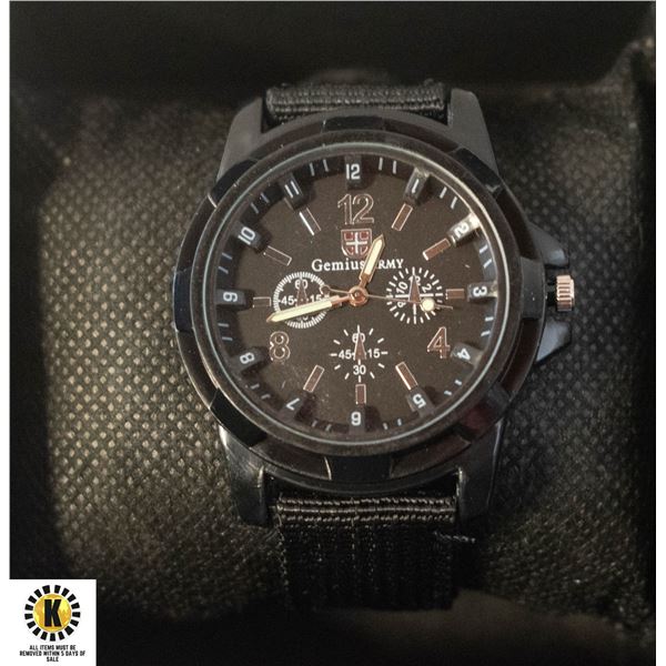 Genius Army NEW GENIUS ARMY WATCH BLACK ON BLACK