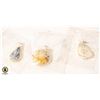 Image 1 : 3 DENDRITIC OPAL 925 SILVER PLATED