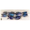 6 PAIRS OF NAVY BLUE SPORT SUNGLASSES