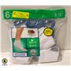 Image 1 : ANKLE SOCKS WHITE,SIZE 6-12,6 PACK,FRUIT OF THE