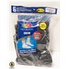 Image 1 : CREW SOCKS BLACK,SIZE 12-16,6 PACK,FRUIT OF THE