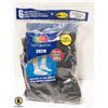 Image 1 : CREW SOCKS BLACK,SIZE 12-16,6 PACK,FRUIT OF THE