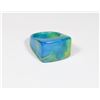 Image 1 : NEW CHUNKY GEOMETRIC RESIN SIZE 8 1/2 RING