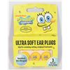 Image 1 : NEW PACK OF SPONGEBOB ULTRA SOFT EAR PLUGS