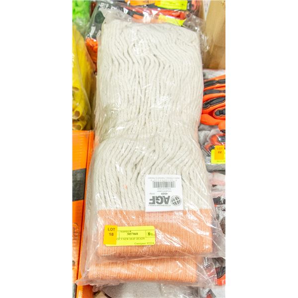 LOT OF 5 NEW MOP HEADS