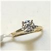 Image 1 : BZ1386-160 10K WHITE MOISSANITE RING