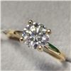 Image 1 : S138-63 10K MOISSANITE RING