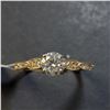 Image 2 : BZ1433-10 10K MOISSANITE/DIAMOND RING