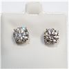 Image 1 : S138-55 14K MOISSANITE EARRINGS