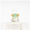 Image 1 : 10KT YELLOW GOLD AND EMERALD RING SIZE 6