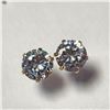 BZ1433-30 10K CZ EARRINGS