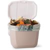 Image 1 : NEW DELAS BEIGE 8L KITCHEN COMPOST BIN