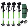Image 1 : SET OF 4 NEW GREEN SHORT SUPPORT RODS