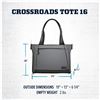 Image 5 : NEW YETI CROSSROADS BLACK TOTEBAG. MSRP $319.25