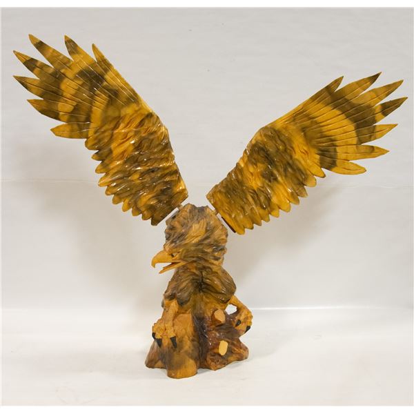 LARGE CARVED EAGLE