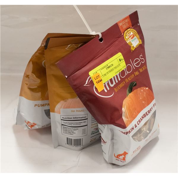 NEW - 3 PK OF DOGS TREATS