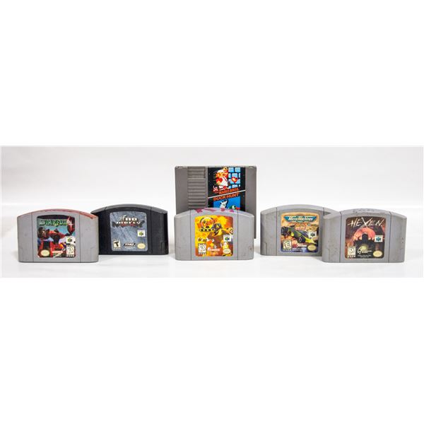 LOT OF 5 NINTENDO 64 GAMES