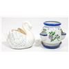 Image 1 : HERB PLANTER & SWAN PLANTER