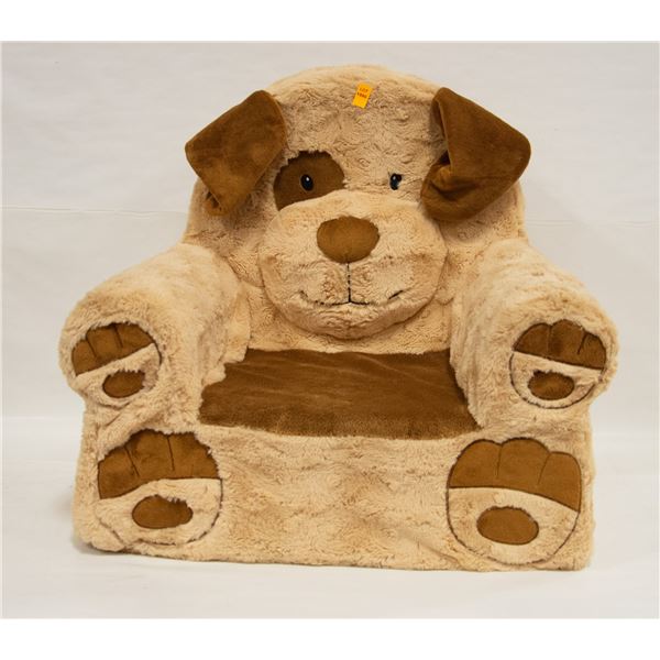 BROWN TODDLER "DOG" CHAIR