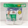 Image 1 : ANKLE SOCKS WHITE,SIZE 12-16,6-PACK,FRUIT OF THE