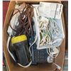 Image 1 : LARGE BOX OF EXTENSION CORDS AND POWER BARS