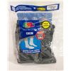 Image 1 : CREW SOCKS BLACK,SIZE 12-16,6-PACK,FRUIT OF THE